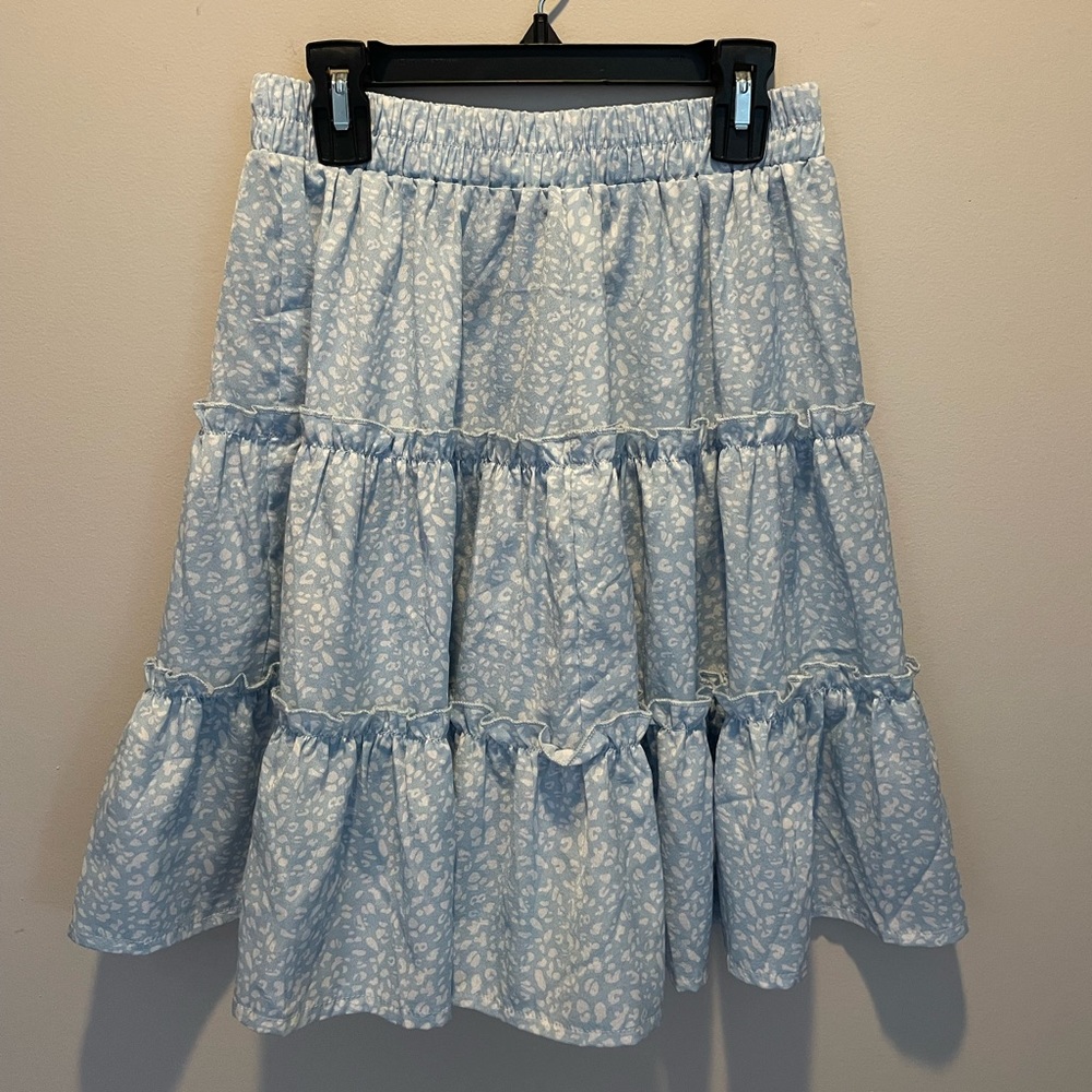 Blue skirt